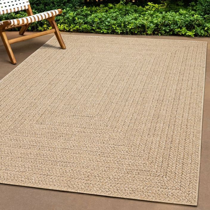 Tapis ZIZUR 100x200 cm aspect de jute intérieur et extérieur - Photo n°2