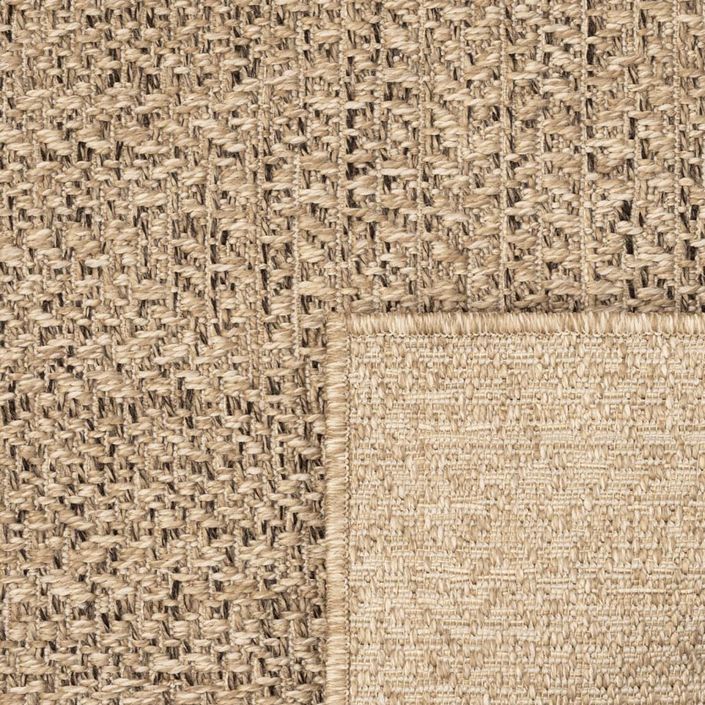 Tapis ZIZUR 100x200 cm aspect de jute intérieur et extérieur - Photo n°6