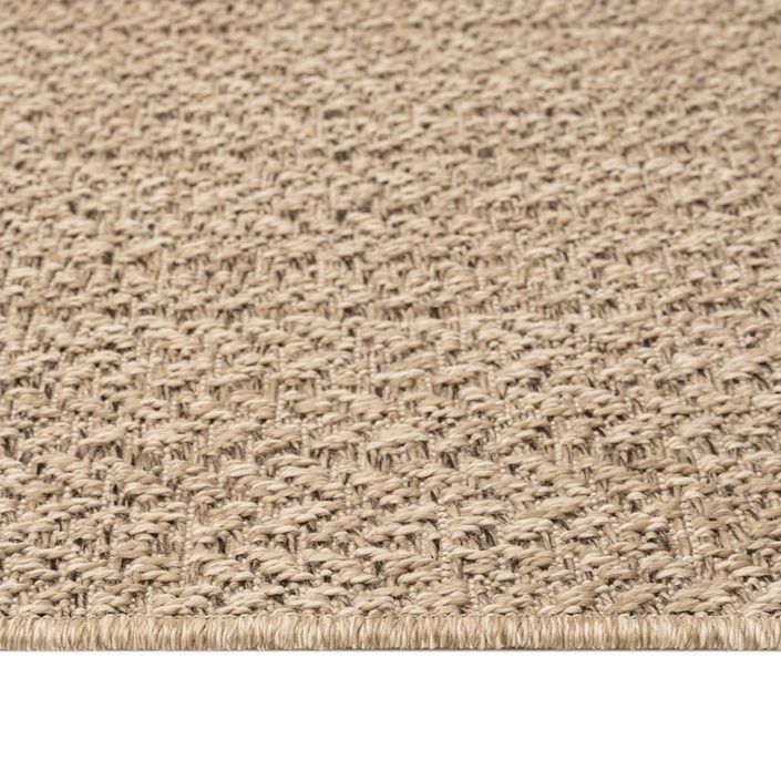 Tapis ZIZUR 100x200 cm aspect de jute intérieur et extérieur - Photo n°7