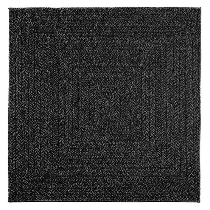 Tapis ZIZUR 120x120 cm aspect de jute intérieur extérieur - Photo n°3