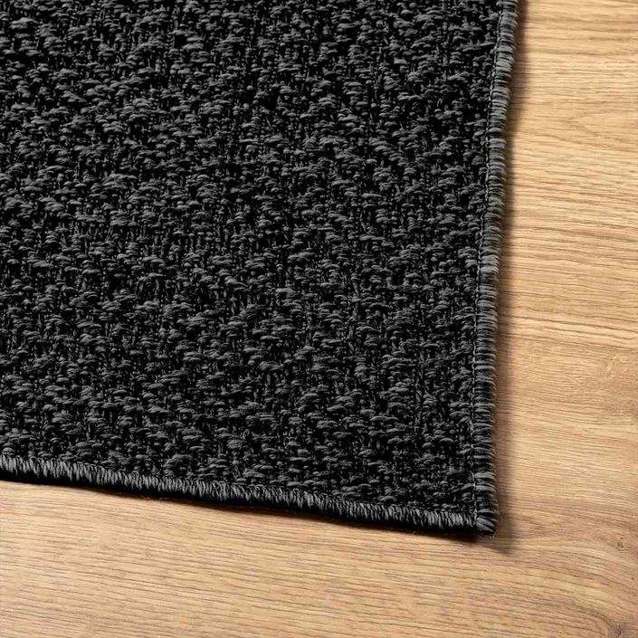 Tapis ZIZUR 120x120 cm aspect de jute intérieur extérieur - Photo n°6