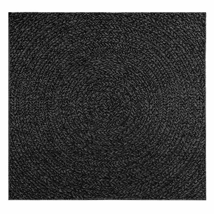 Tapis ZIZUR 120x120 cm aspect de jute intérieur extérieur - Photo n°3