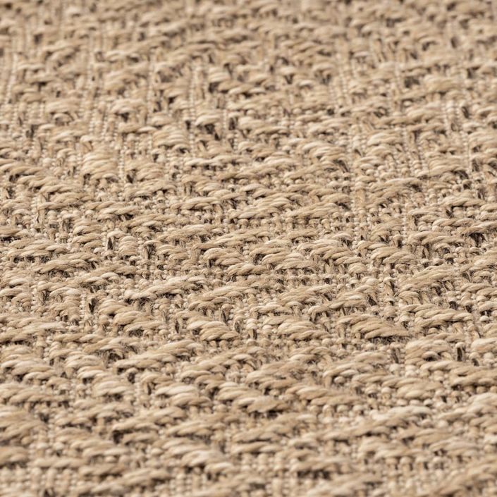 Tapis ZIZUR Ø 200 cm aspect de jute intérieur et extérieur - Photo n°6