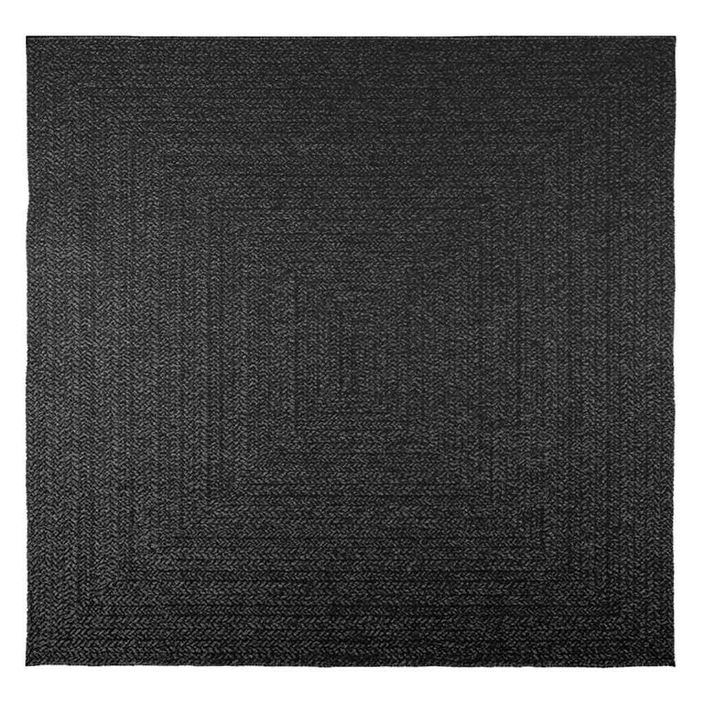 Tapis ZIZUR 200x200 cm aspect de jute intérieur extérieur - Photo n°3