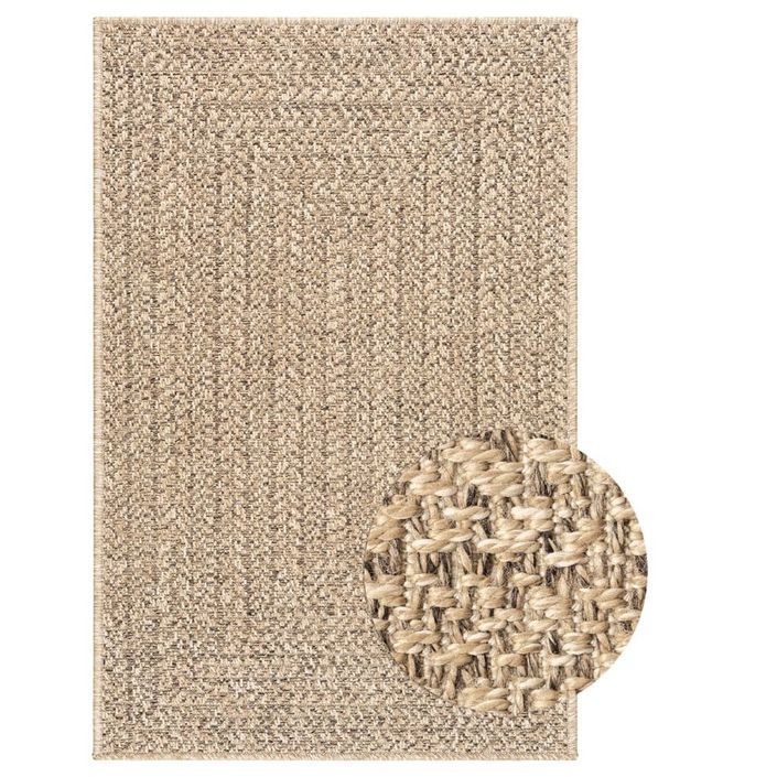 Tapis ZIZUR 240x340 cm aspect de jute intérieur et extérieur - Photo n°1