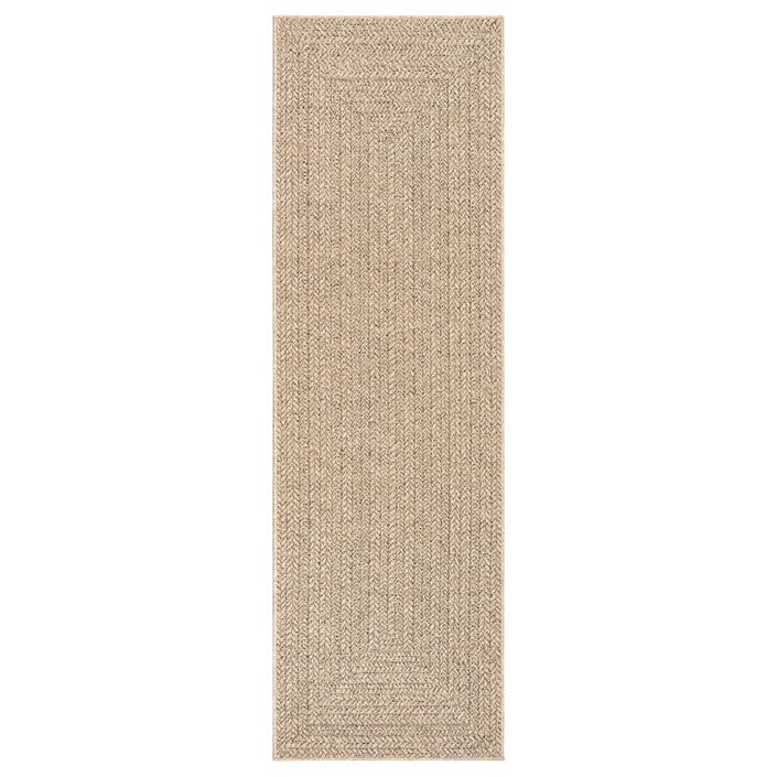 Tapis ZIZUR 80x250 cm aspect de jute intérieur et extérieur - Photo n°4