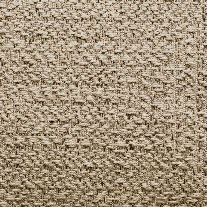 Tapis ZIZUR beige 100x200 cm aspect de jute intérieur extérieur - Photo n°5