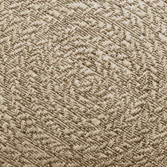 Tapis ZIZUR beige 100x200 cm aspect de jute intérieur extérieur - Photo n°5