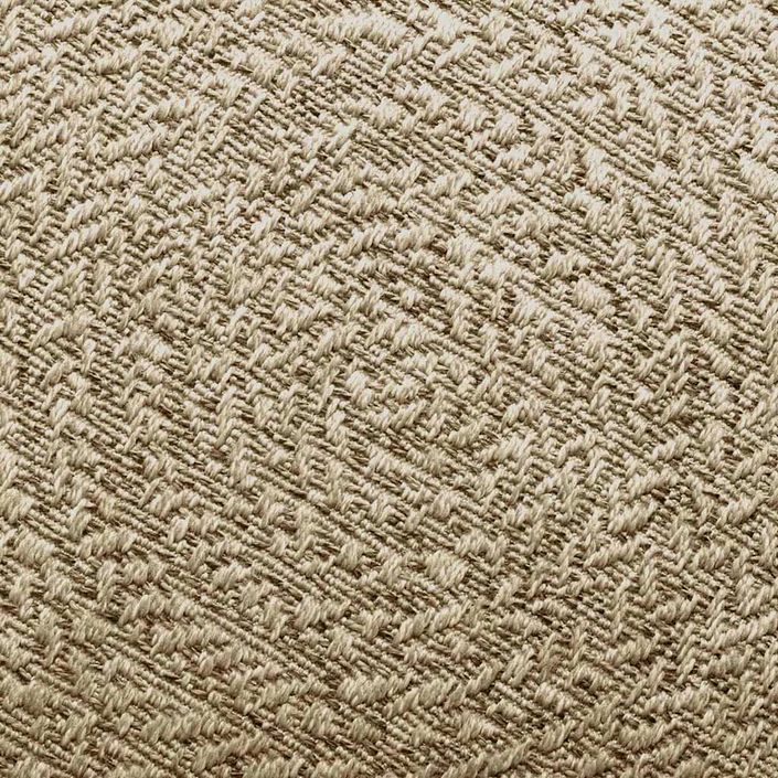 Tapis ZIZUR beige Ø 120cm aspect de jute intérieur et extérieur - Photo n°5