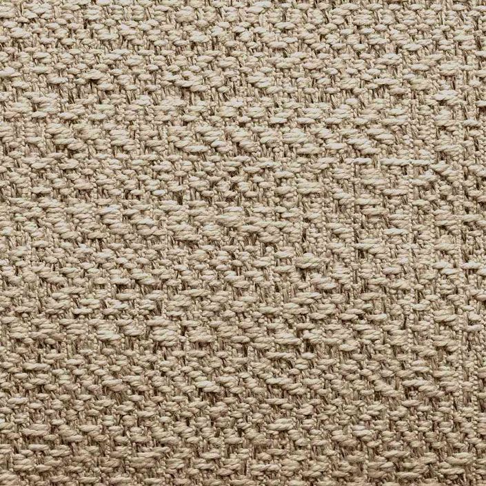 Tapis ZIZUR beige 120x170 cm aspect de jute intérieur extérieur - Photo n°5