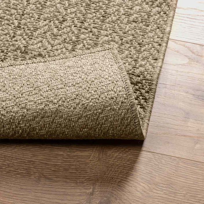 Tapis ZIZUR beige 160x230 cm aspect de jute intérieur extérieur - Photo n°7