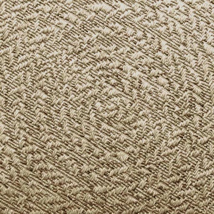 Tapis ZIZUR beige 240x340 cm aspect de jute intérieur extérieur - Photo n°5