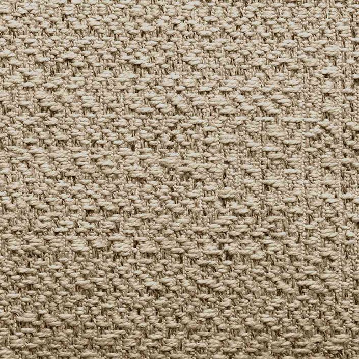 Tapis ZIZUR beige 60x110 cm aspect de jute intérieur extérieur - Photo n°5