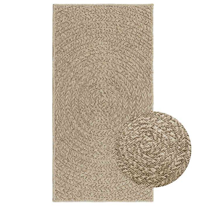 Tapis ZIZUR beige 60x110 cm aspect de jute intérieur extérieur - Photo n°1