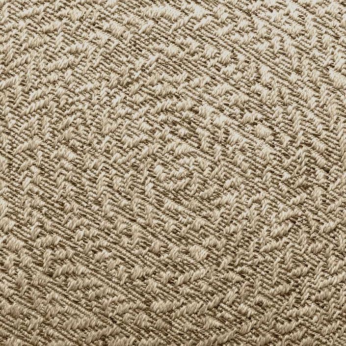 Tapis ZIZUR beige 60x110 cm aspect de jute intérieur extérieur - Photo n°5