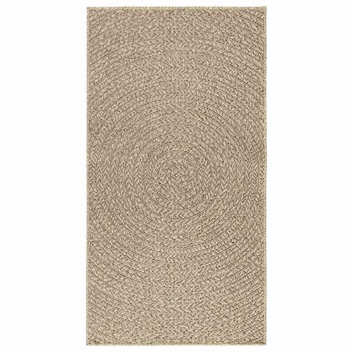 Tapis ZIZUR beige 80x150 cm aspect de jute intérieur extérieur - Photo n°2