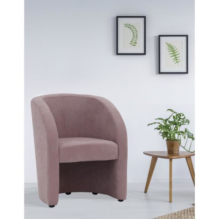 TED Fauteuil SORO rose - Photo n°3