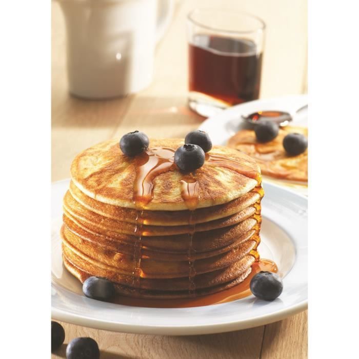 TEFAL Accessoires XA801012 Lot de 2 plaques pancakes Snack Collection - Photo n°3