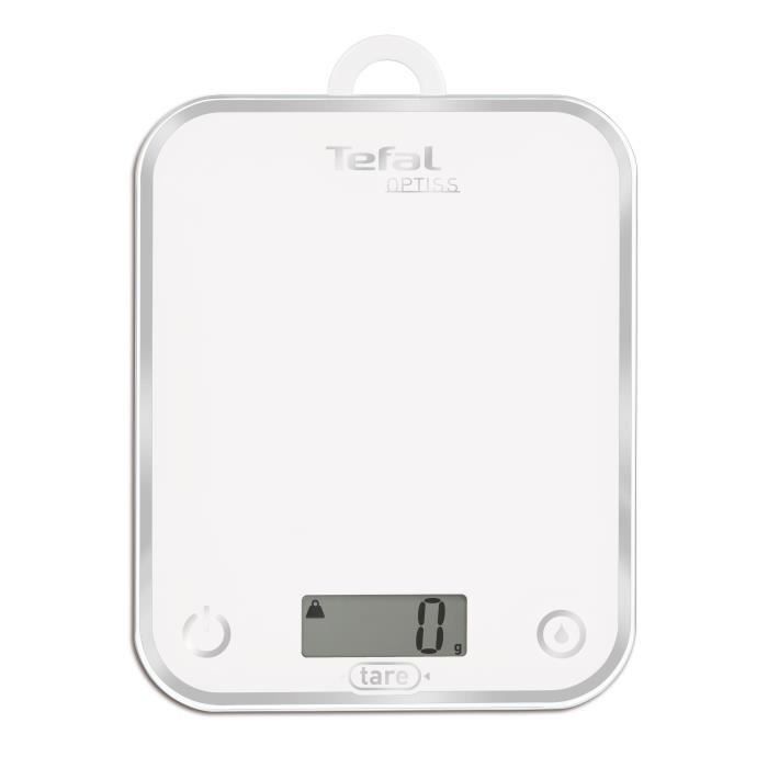 TEFAL - Balance de Cuisine Electronique Optiss - Blanc - BC5000V1 - Photo n°1