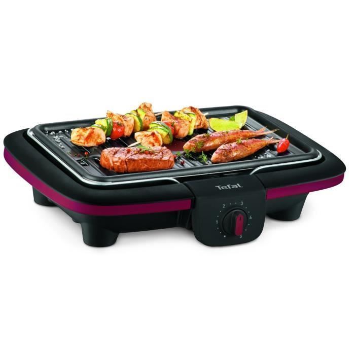 TEFAL CB902O12 Barbecue électrique Easy Grill Contact sur pieds - Photo n°2
