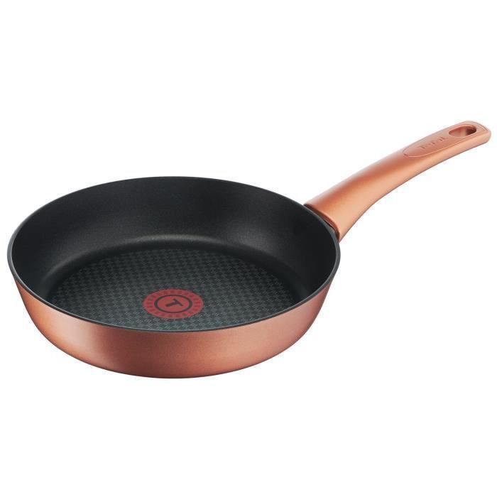 TEFAL G1170302 Poele 22 cm CHEF - Tout feux sauf induction - Made in France - Cuivre - Photo n°1