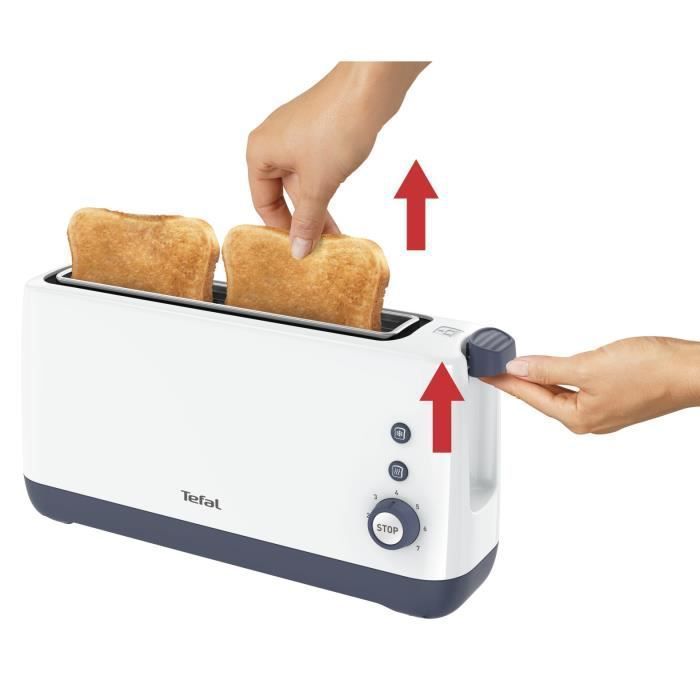 TEFAL TL302110 Grill pain Toaster minim - blanc - Photo n°5