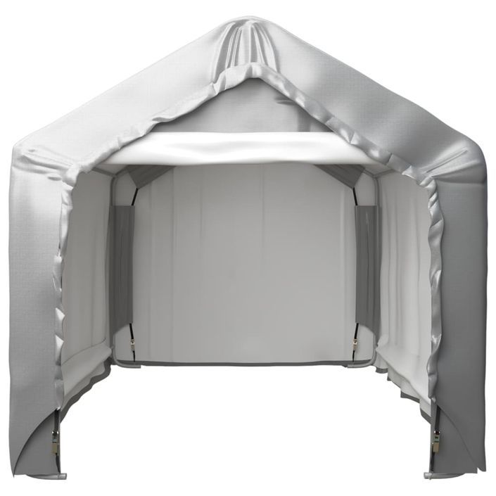 Tente de rangement Gris 180x180 cm Acier galvanisé - Photo n°3