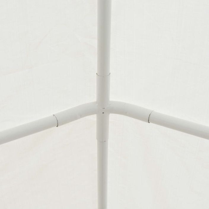 Tente de rangement PE 4 x 8 m Blanc - Photo n°4