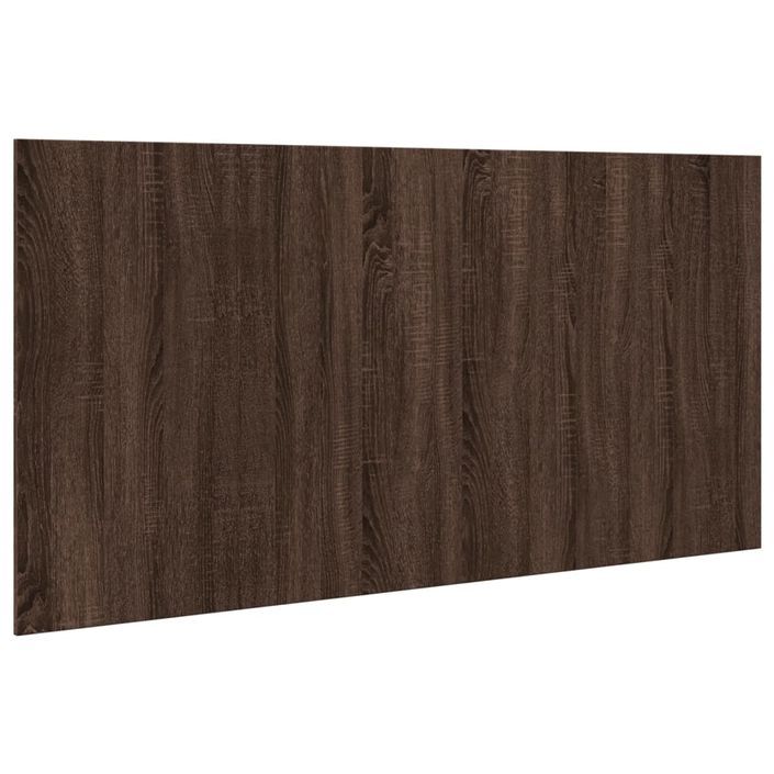 Tête de lit avec armoires chêne marron 160 cm bois d'ingénierie - Photo n°5