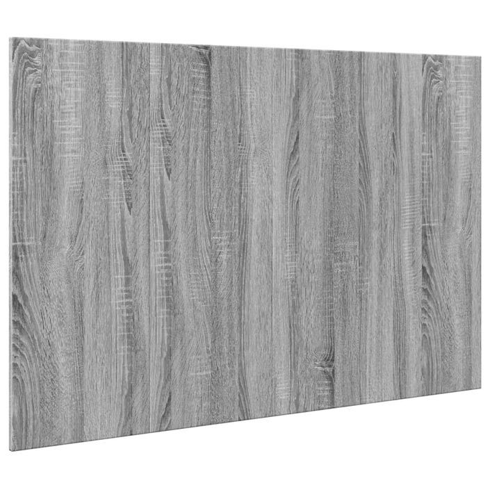 Tête de lit avec armoires sonoma gris 120 cm bois d'ingénierie - Photo n°5