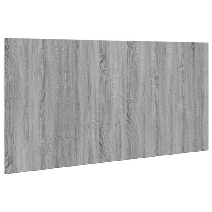 Tête de lit avec armoires sonoma gris 160 cm bois d'ingénierie - Photo n°5