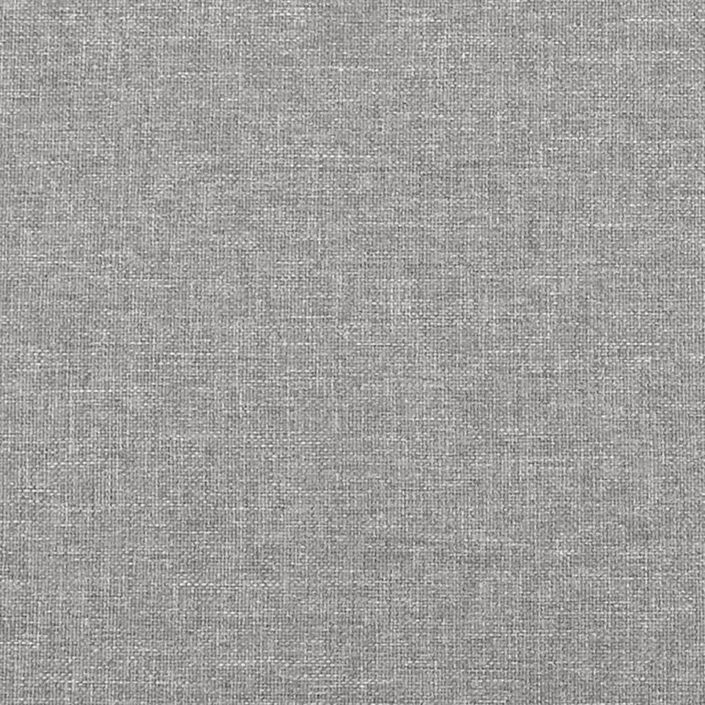 Tête de lit avec oreilles Gris foncé 83x23x78/88 cm Tissu - Photo n°6