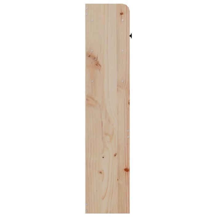 Tête de lit avec rangement 120 cm bois massif de pin - Photo n°5