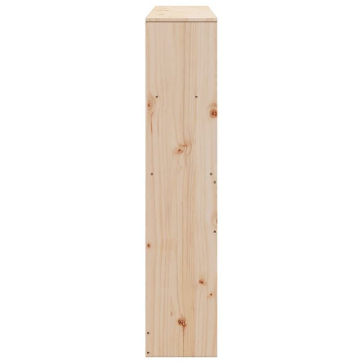 Tête de lit avec rangement 120 cm bois massif de pin - Photo n°5