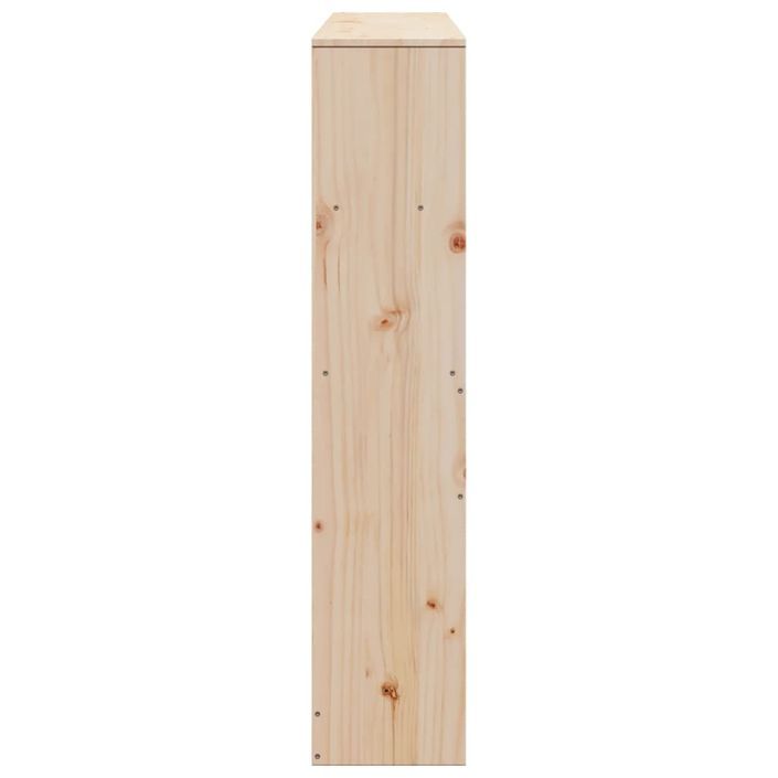 Tête de lit avec rangement 160 cm bois massif de pin - Photo n°5