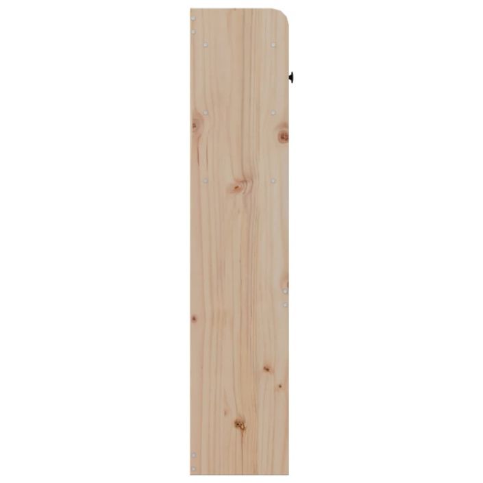 Tête de lit avec rangement 180 cm bois massif de pin - Photo n°5