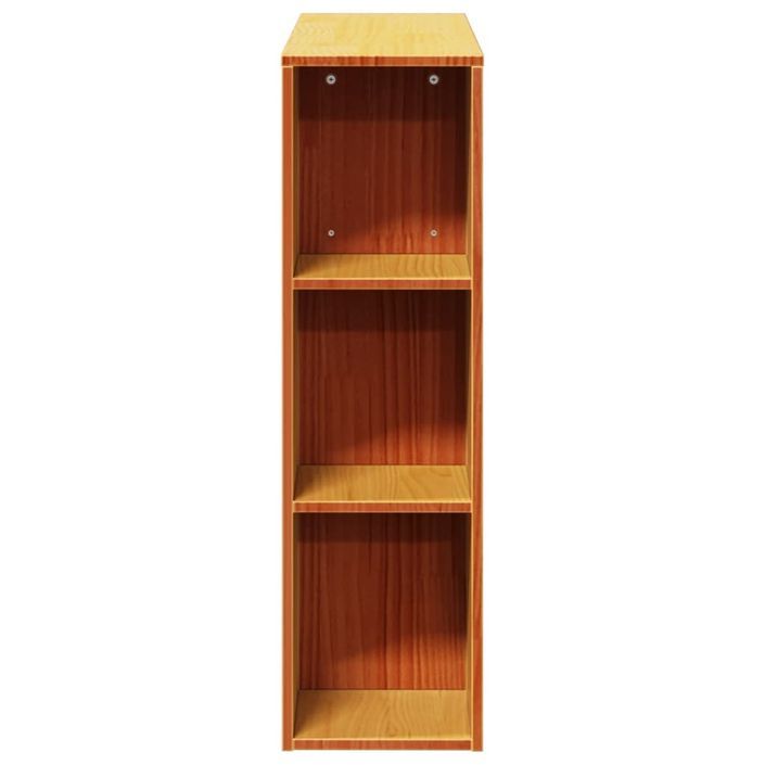 Tête de lit avec rangement cire marron 75 cm bois massif de pin - Photo n°5