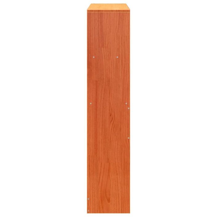 Tête de lit avec rangement cire marron 90 cm bois massif de pin - Photo n°5