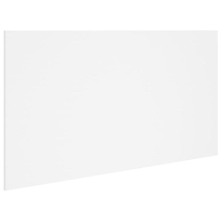 Tête de lit Blanc 160x1,5x80 cm Bois d'ingénierie - Photo n°1