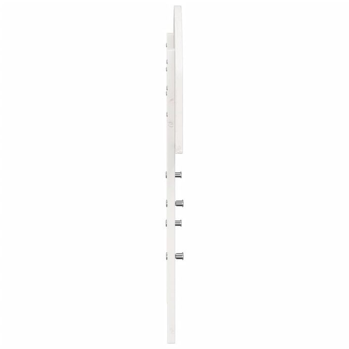 Tête de lit blanc 90 cm bois massif de pin - Photo n°5