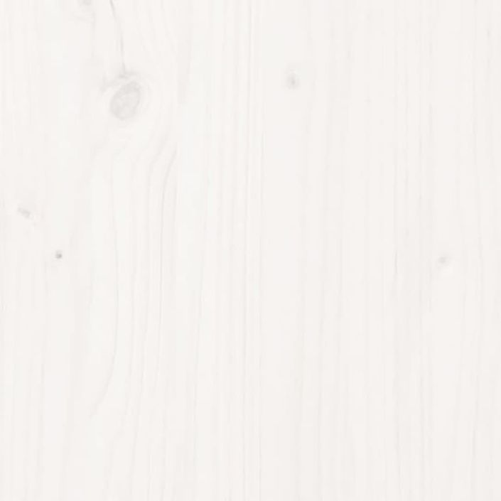 Tête de lit Blanc 95,5x4x100 cm Bois massif de pin 2 - Photo n°5