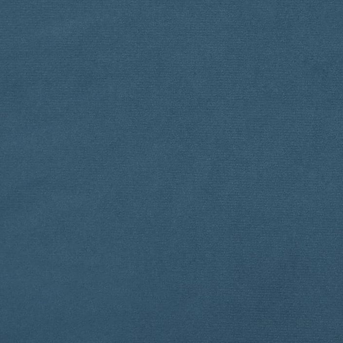 Tête de lit Bleu foncé 80x5x78/88 cm Velours - Photo n°7