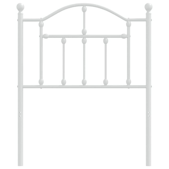 Tête de lit métal blanc 75 cm - Photo n°3