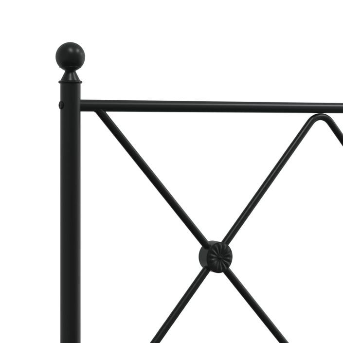 Tête de lit capitonnée Noir 160 cm Pin massif