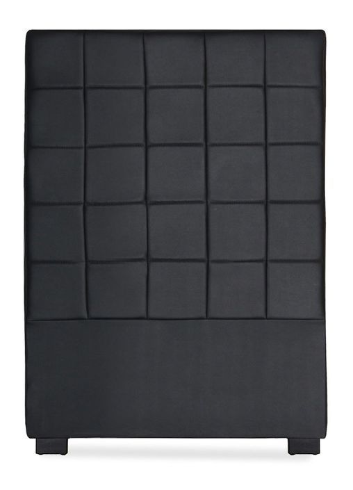 Tête de lit moderne similicuir noir Maly 90 - Photo n°1