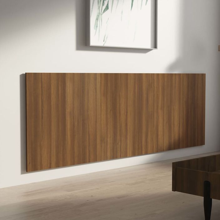 Tête de lit murale Chêne marron 240x1,5x80 cm Bois d'ingénierie - Photo n°4