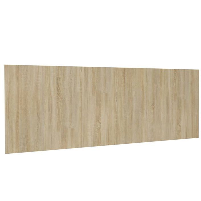 Tête de lit murale Chêne sonoma 240x1,5x80 cm Bois d'ingénierie - Photo n°2