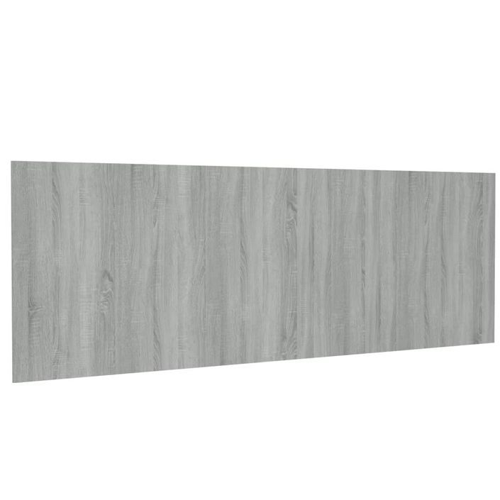 Tête de lit murale Sonoma gris 240x1,5x80 cm Bois d'ingénierie - Photo n°2