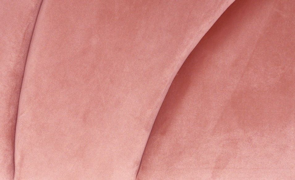 Tête de lit velours rose Erma L 180 cm - Photo n°3