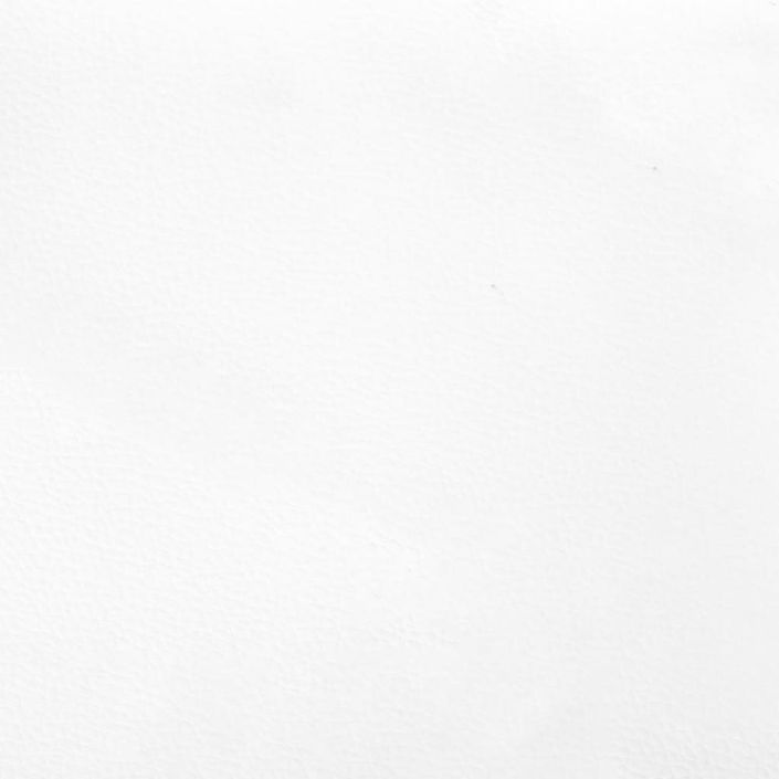 Têtes de lit 2 pcs Blanc 100x5x78/88 cm Similicuir - Photo n°7